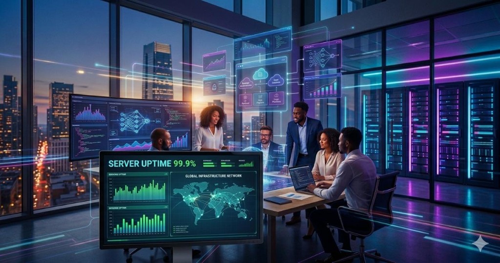 Founder-focused startup infrastructure visual